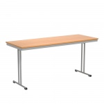 Klapptisch, 160x60 cm (B/T), 72 cm hoch, T-Fuß, 